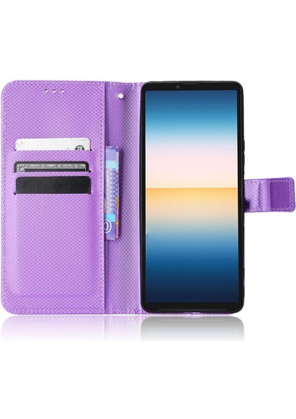 Sony Xperia 1 Iı Manyetik Cüzdan Kickstand Kart Tutucu Kapak Için Kılıf (Yurt Dışından)