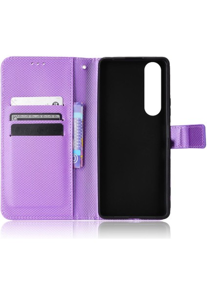 Sony Xperia 1 Iı Manyetik Cüzdan Kickstand Kart Tutucu Kapak Için Kılıf (Yurt Dışından)