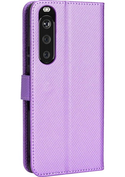 Sony Xperia 1 Iı Manyetik Cüzdan Kickstand Kart Tutucu Kapak Için Kılıf (Yurt Dışından)