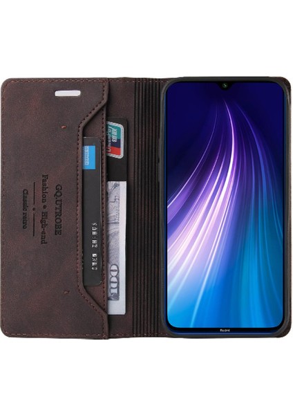 Xıaomı Redmi Not 8 Için Kılıf Kickstand Premium Deri Iki Kart Yuvaları (Yurt Dışından) indirimleri