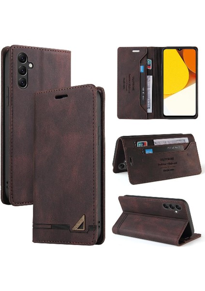 Samsung Galaxy A54 5g Premium Deri Kickstand Premium Deri (Yurt Dışından)
