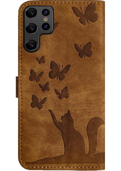 Samsung Galaxy S22 Ultra Cüzdan Kılıf Tutucu Kapak Flip Folio (Yurt Dışından)