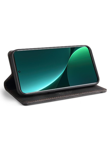 Xiaomi 12 Için Kılıf Pro Kickstand Premium Deri Iki Kart Yuvaları Prim (Yurt Dışından) fırsatları