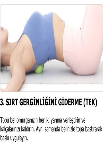 Wado Yüksek Kalite El Ayak Sırt Boyun Çalıştırma Masaj Topu Yeşil Renk Tekli ve Fıstık Topu Seti