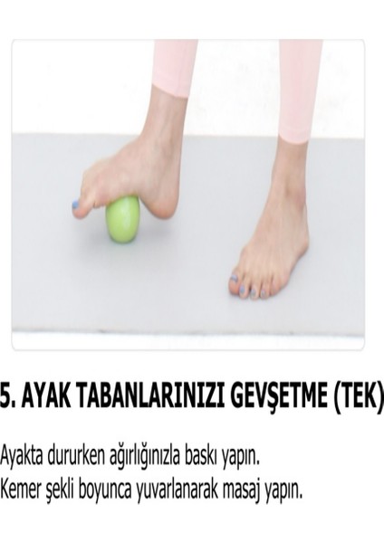 Wado Yüksek Kalite El Ayak Sırt Boyun Çalıştırma Masaj Topu Yeşil Renk Tekli ve Fıstık Topu Seti
