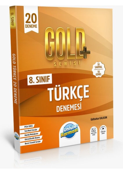 8. Sınıf Gold Serisi Türkçe 20 Denemesi 2024