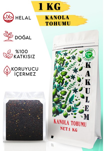 Sertifikalı Kanola Rapiska Tohumu Kuş Yemi 1 kg