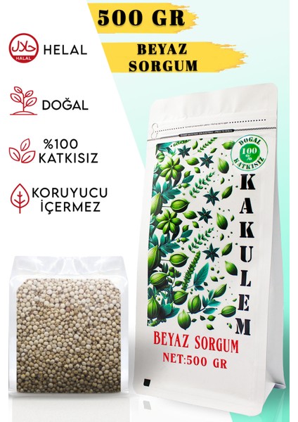 Sertifikalı Beyaz Sorgum Dal Darı 500 gr