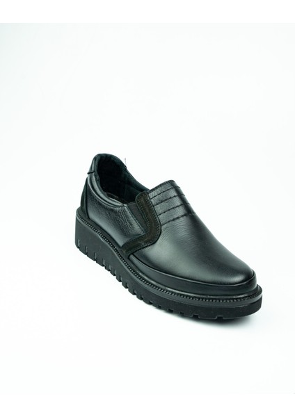 Voyager 9920 Siyah Deri Günlük Kadın Ayakkabı