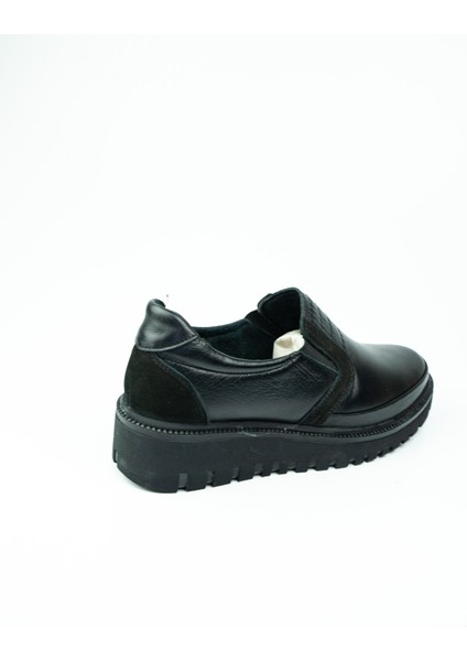 Voyager 9920 Siyah Deri Günlük Kadın Ayakkabı fırsatları