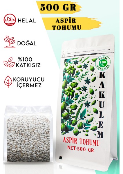 Sertifikalı Sultan Papağan Yemi Aspir Çekirdeği Tohumu 500 gr