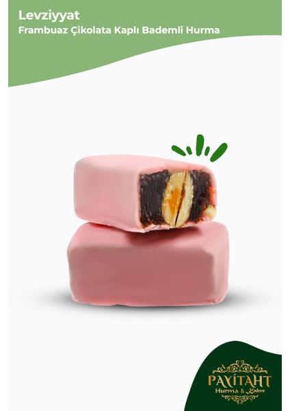 Levziyyat - Frambuazlı Çikolata Kaplı Bade mli Hurma 250 gr