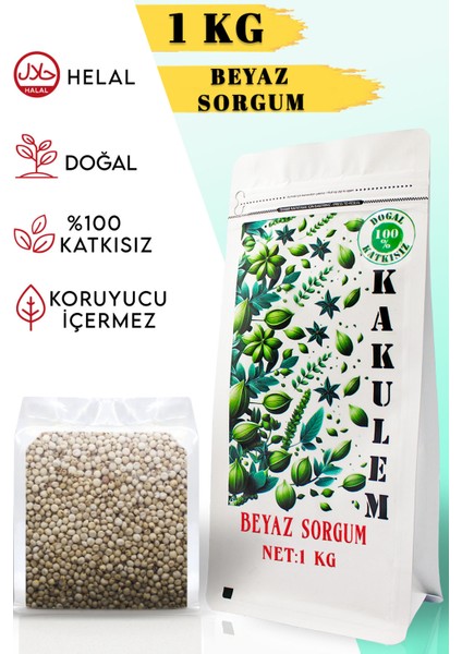 Sertifikalı Beyaz Sorgum Dal Darı 1 kg