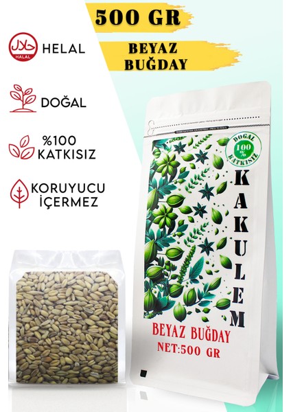 Sertifikalı Tavuk Güvercin Yemi Yemlik Beyaz Buğday 500 gr