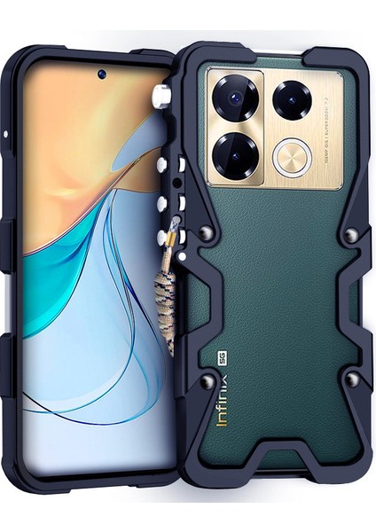 Infinix Note 40 Pro Plus Mekanik Kol Alüminyum Alaşımlı Telefon Kapağı (Yurt Dışından)