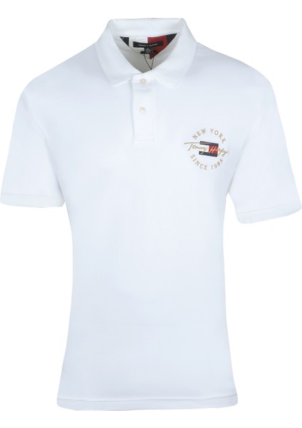 Tommy Hılfıger Strıpe Cotton Mesh Erkek T-Shırt 78J6833-100