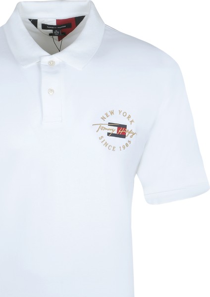 Tommy Hılfıger Strıpe Cotton Mesh Erkek T-Shırt 78J6833-100