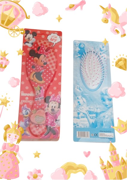 Minni Mouse (Mikey Mouse) Karlar Ülkersi(Elsa) Tarak Takımı