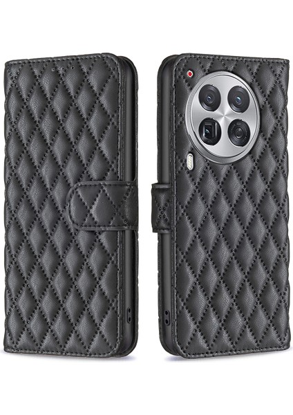 Tecno Camon 30 Premier 5g Cüzdan Eşkenar Dörtgen Deri Kapak (Yurt Dışından)