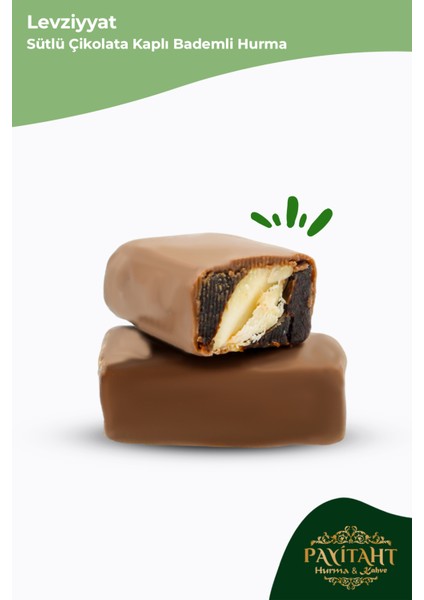 Sütlü Çikolatalı Bademli Hurma 500 gr