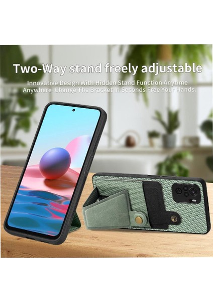 Xiaomi Redmi Not 10 Için Kılıf 4g Standı Fonksiyonu Cardholder Manyetik Tasarım (Yurt Dışından) indirimleri