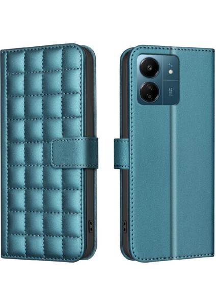 Xiaomi Redmi 13C Iş Için Flip Case Basit Stil Cüzdan Kart Yuvaları Pu (Yurt Dışından)
