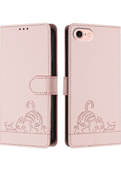 IPhone Se 4 Kedi Rfıd Kart Yuvası Tutucu Için Kickstand Cüzdan Kapak Çevirin (Yurt Dışından)