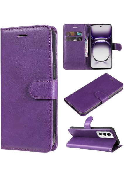 Kart Yuvası ile Oppo Oppo 12 5g Iş Cüzdan Telefon Kılıfı Için Flip Case (Yurt Dışından)