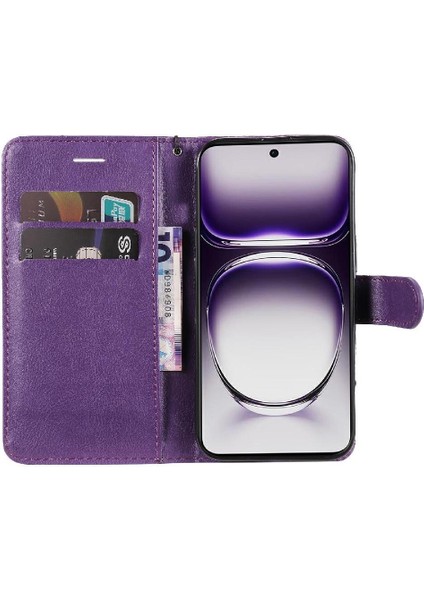 Kart Yuvası ile Oppo Oppo 12 5g Iş Cüzdan Telefon Kılıfı Için Flip Case (Yurt Dışından) fırsatları