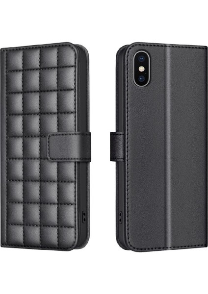IPhone Xr Için Flip Case Pu Deri Kart Yuvaları Tutucu Iş Basit Tarzı (Yurt Dışından) indirimleri