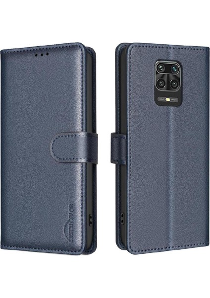 Xiaomi Redmi Not 9 Için Flip Case Pro Kart Tutucu Kickstand Manyetik Rfıd (Yurt Dışından)