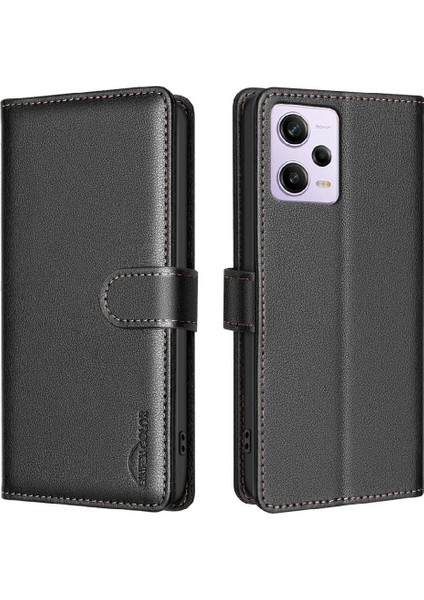 Xiaomi Poco X5 Pro 5g Için Flip Case Pu Deri Manyetik Rfıd Engelleme Kartı (Yurt Dışından) indirimleri