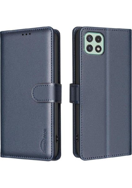 Samsung Galaxy A22 5g Manyetik Rfıd Engelleme Cüzdan Pu Kart Için Flip Case (Yurt Dışından) indirimleri