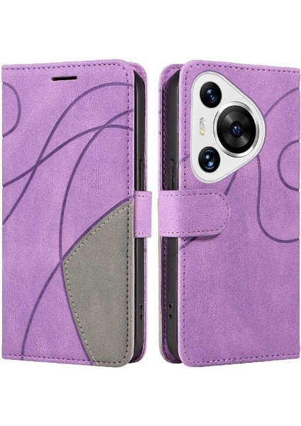 Kart Yuvası Standı ile Huawei Pura 70 Pro Kickstand Koruyucu Için Flip Case (Yurt Dışından)