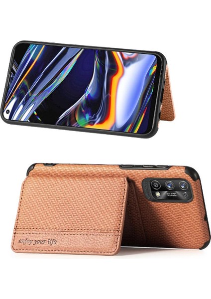 Realme 7 Pro Manyetik Kart Tutucu Rfıd Engelleme Standı Fonksiyonu Için Kılıf (Yurt Dışından) indirimleri