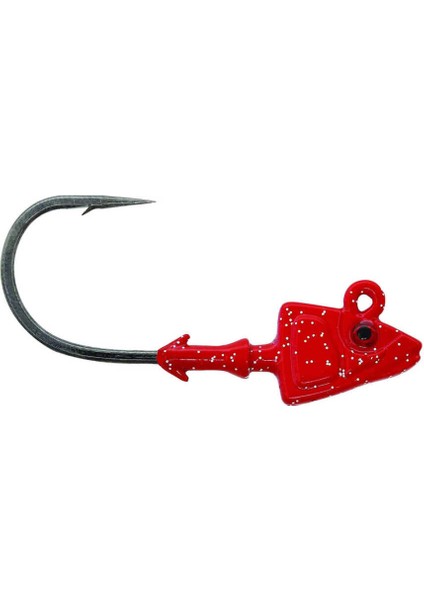 SD824 Shad Jig Head RED-10GR - 3lu - 3-0