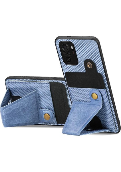 Xiaomi Redmi Not 10 Için Kılıf 4g Standı Fonksiyonu Cardholder Manyetik Tasarım (Yurt Dışından) modelleri