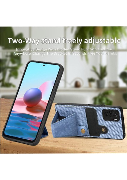Xiaomi Redmi Not 10 Için Kılıf 4g Standı Fonksiyonu Cardholder Manyetik Tasarım (Yurt Dışından) indirimleri