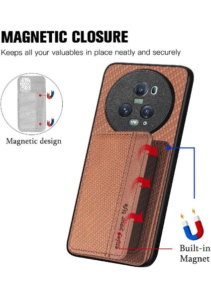 Onur Için Kılıf Sihirli 5 Pro Rfıd Engelleme Manyetik Kart Tutucu Komple (Yurt Dışından)