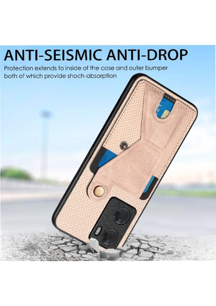 MY Boutique1 Oppo A57 4g Için Kılıf Braketi Cardholder Standı Fonksiyonu Manyetik Tasarım (Yurt Dışından)