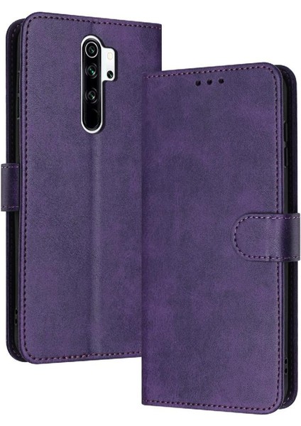 Kart ile Xiaomi Redmi Not 8 Pro Pu Deri Kickstand Için Flip Case (Yurt Dışından)