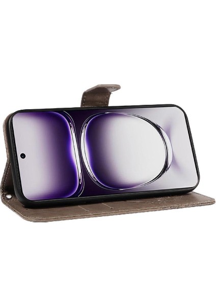 Oppo Oppo 12 5g Için Flip Case Ayrılabilir El Kayışı Kabartmalı Kelebek (Yurt Dışından) fırsatları