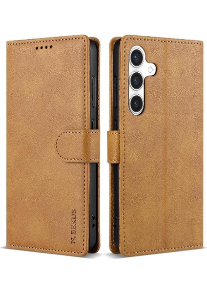 Samsung Galaxy A05 Kart Yuvaları Için Flip Case Yan Cep Anti Kayma Çift (Yurt Dışından)