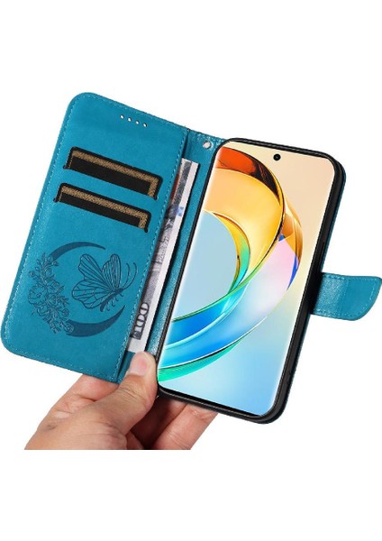 Kredi Kartı Yuvası Yüksek Kaliteli Deri El ile Onur X50 Için Flip Case (Yurt Dışından) modelleri
