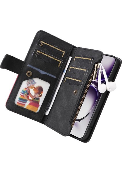 Oppo Oppo 12 5g Dokuz Kart Yuvaları Için Kılıf Kickstand Koruyucu Fermuar Tarzı (Yurt Dışından) indirimleri