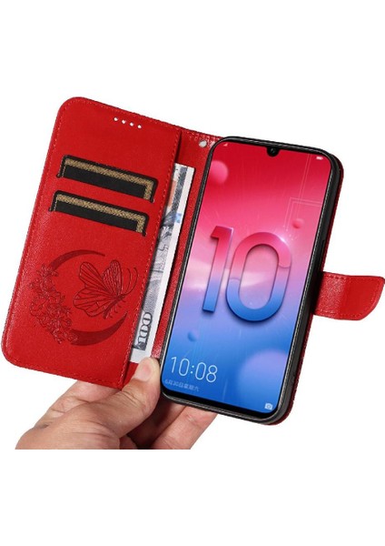 Kredi Kartı Yuvası ile Onur 10 Lite Için Flip Case Ayrılabilir El Kayışı (Yurt Dışından) modelleri