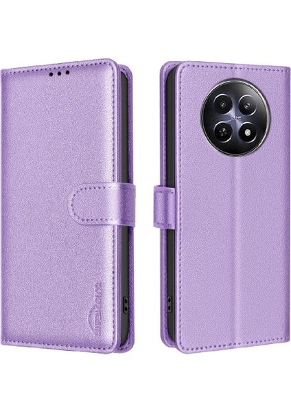 Realme 12 5g Cüzdan Manyetik Pu Deri Rfıd Engelleme Kartı Için Flip Case (Yurt Dışından) indirimleri