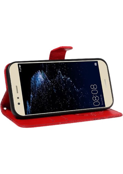 Huawei P10 Lite Için Flip Case Kabartmalı Kelebek ile Yüksek Kaliteli Deri (Yurt Dışından) indirimleri