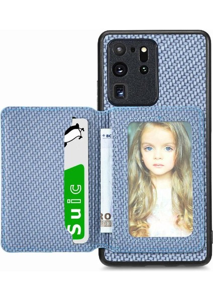 Samsung Galaxy S20 Ultra Standı Fonksiyonu Için Kılıf Rfıd Engelleme Komple (Yurt Dışından)