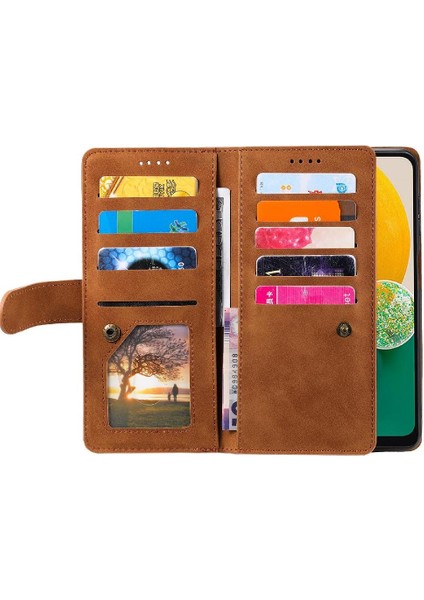 Samsung Galaxy A34 5g 9 Kart Yuvaları Pu Deri Cüzdan Için Flip Case (Yurt Dışından) fiyatları